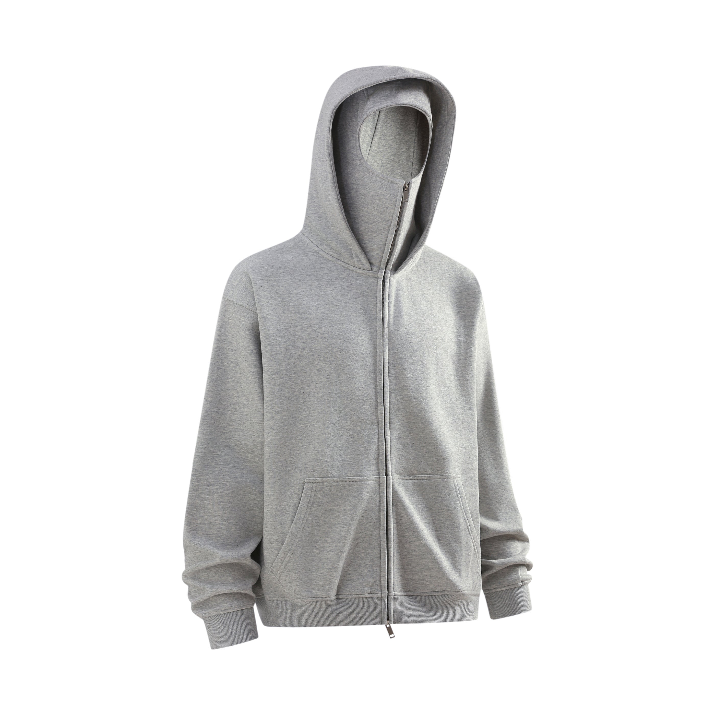 25ss Design Heavyweight Loose Outdoor Windproof Face Mask Hoodie Sweatshirt Fleece Zipper Cardigan Jacket for Men 146