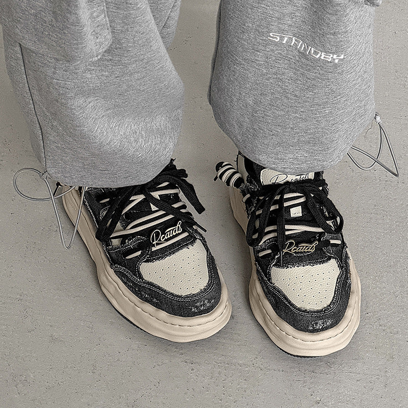 Thick-Soled  Invisible Height-Increasing Washable Dissolving sneakers