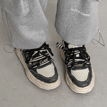 Thick-Soled  Invisible Height-Increasing Washable Dissolving sneakers