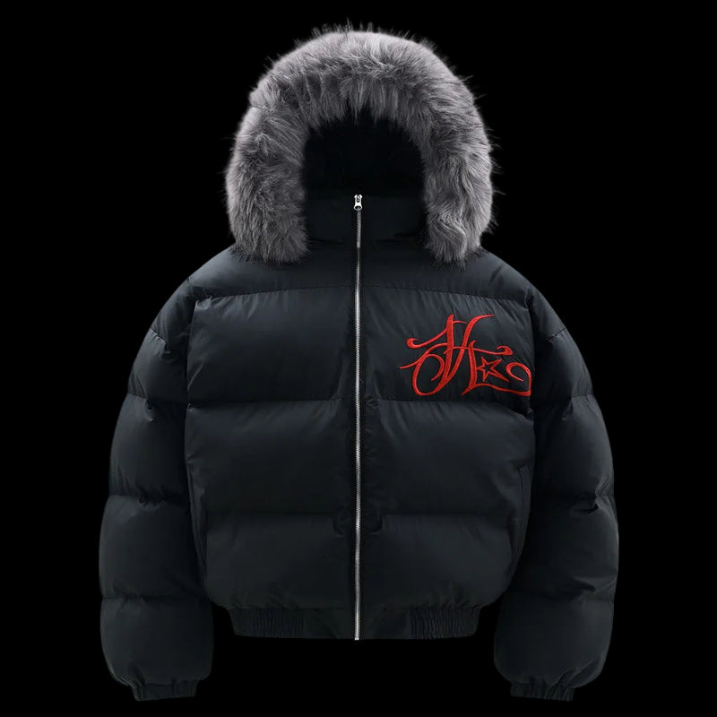 Detachable Fur Puff Jacket