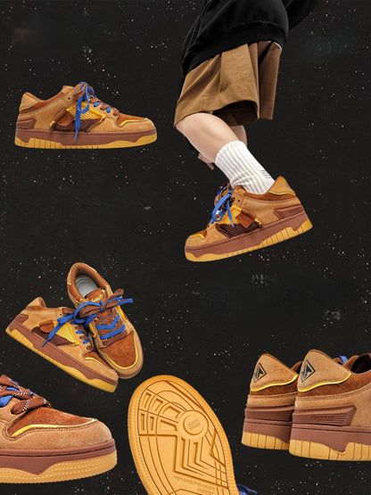 National Trend Retro Couple Skateboard Shoes