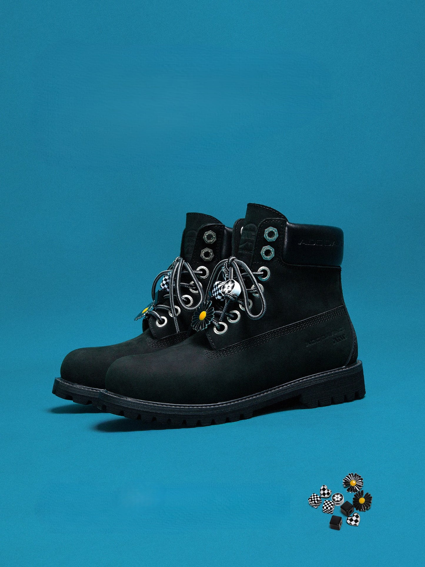 Brushed Yellow Cowhide Outdoor Boots