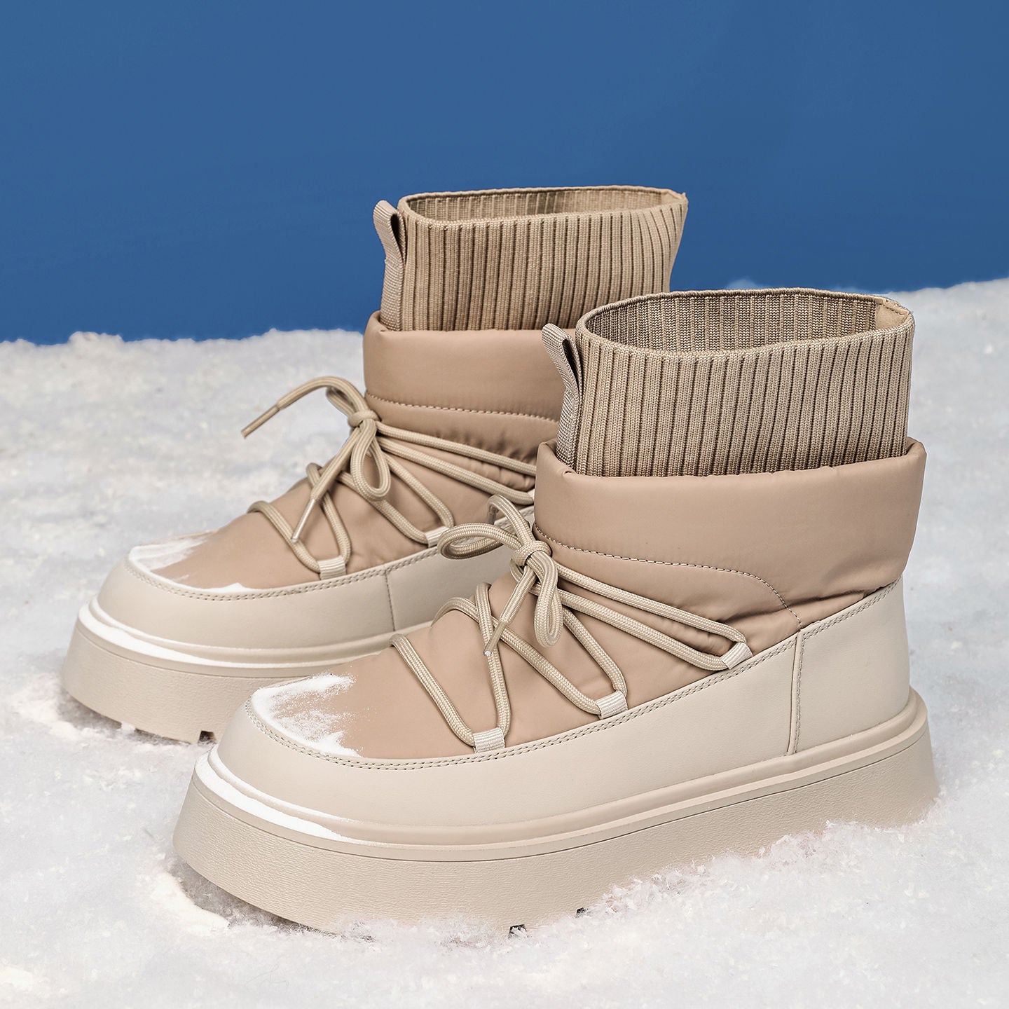 Waterproof Non-Slip Fleece Lined Snow Boots