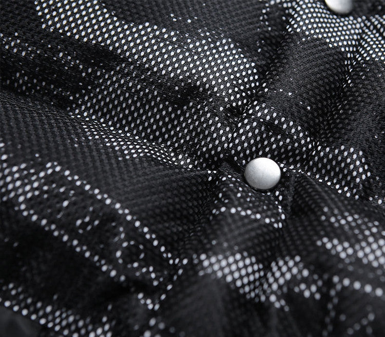 2024 Tooling Cotton Stitching Mesh Camouflage Vest Men's Autumn and Winter Waistcoat Vertical Collar Fashion Brand Men's Cotton Vest 157