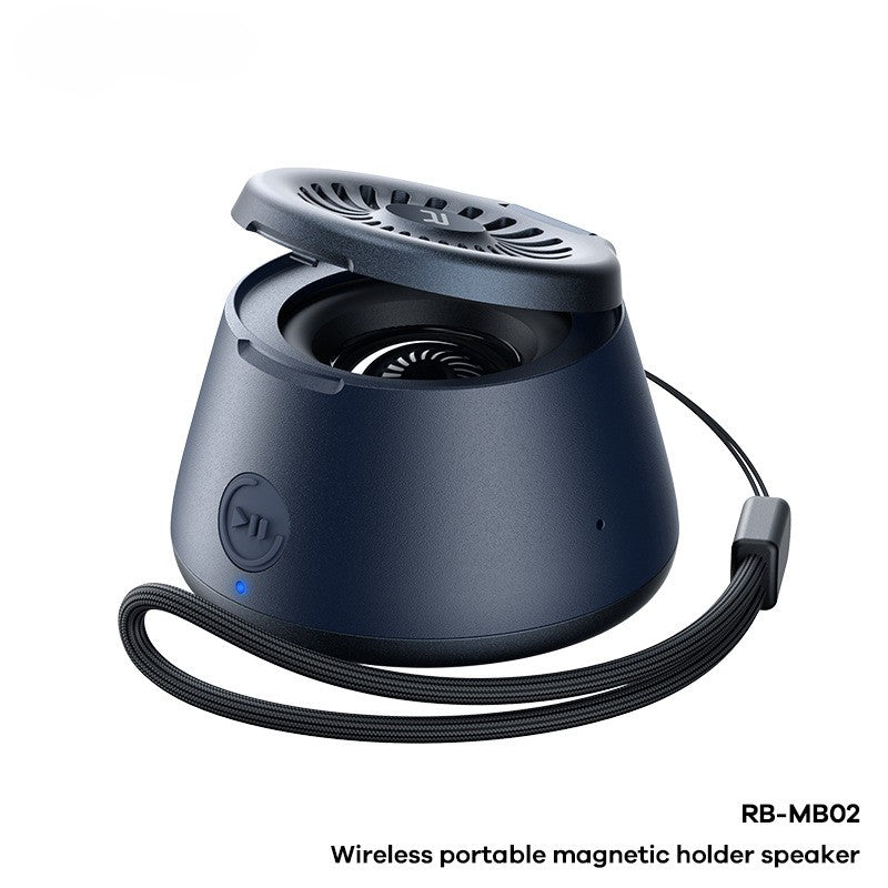 Remax Mini Magnetic Stand for Portable Bluetooth Speakers and Phone Holders with TWS Connectivity