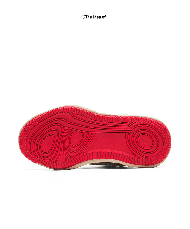 Modest Baggy Lace Versatile Sports Casual Thick-Soled Sneakers