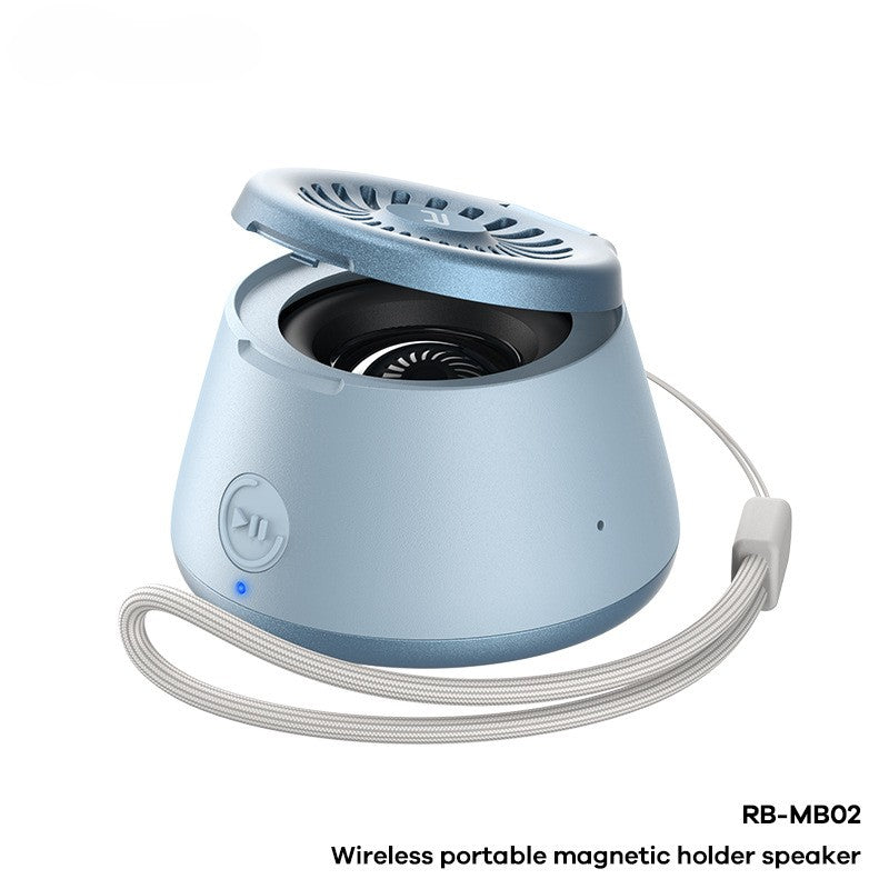 Remax Mini Magnetic Stand for Portable Bluetooth Speakers and Phone Holders with TWS Connectivity