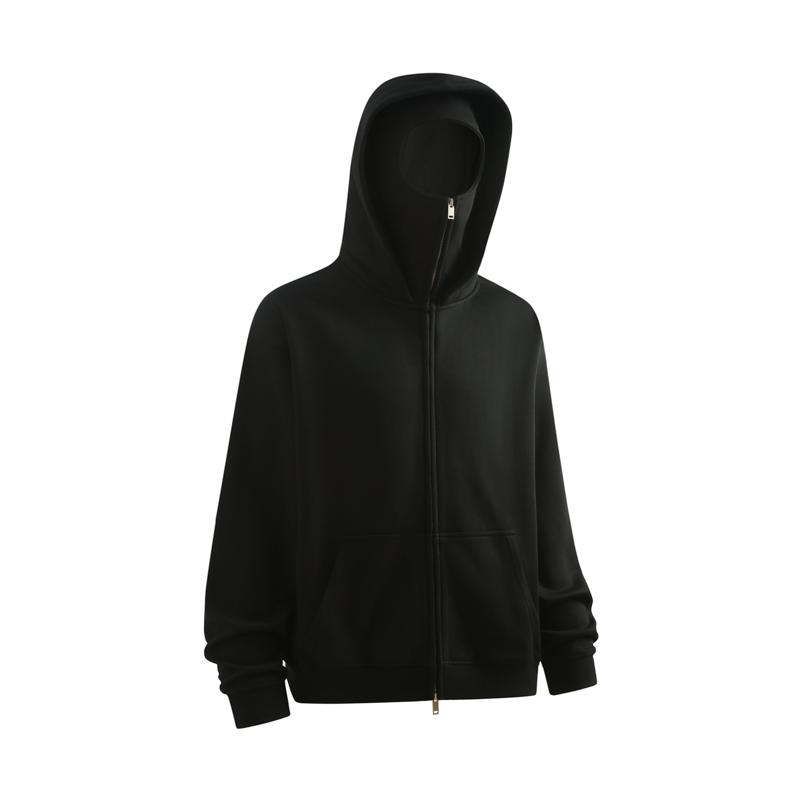 25ss Design Heavyweight Loose Outdoor Windproof Face Mask Hoodie Sweatshirt Fleece Zipper Cardigan Jacket for Men 146