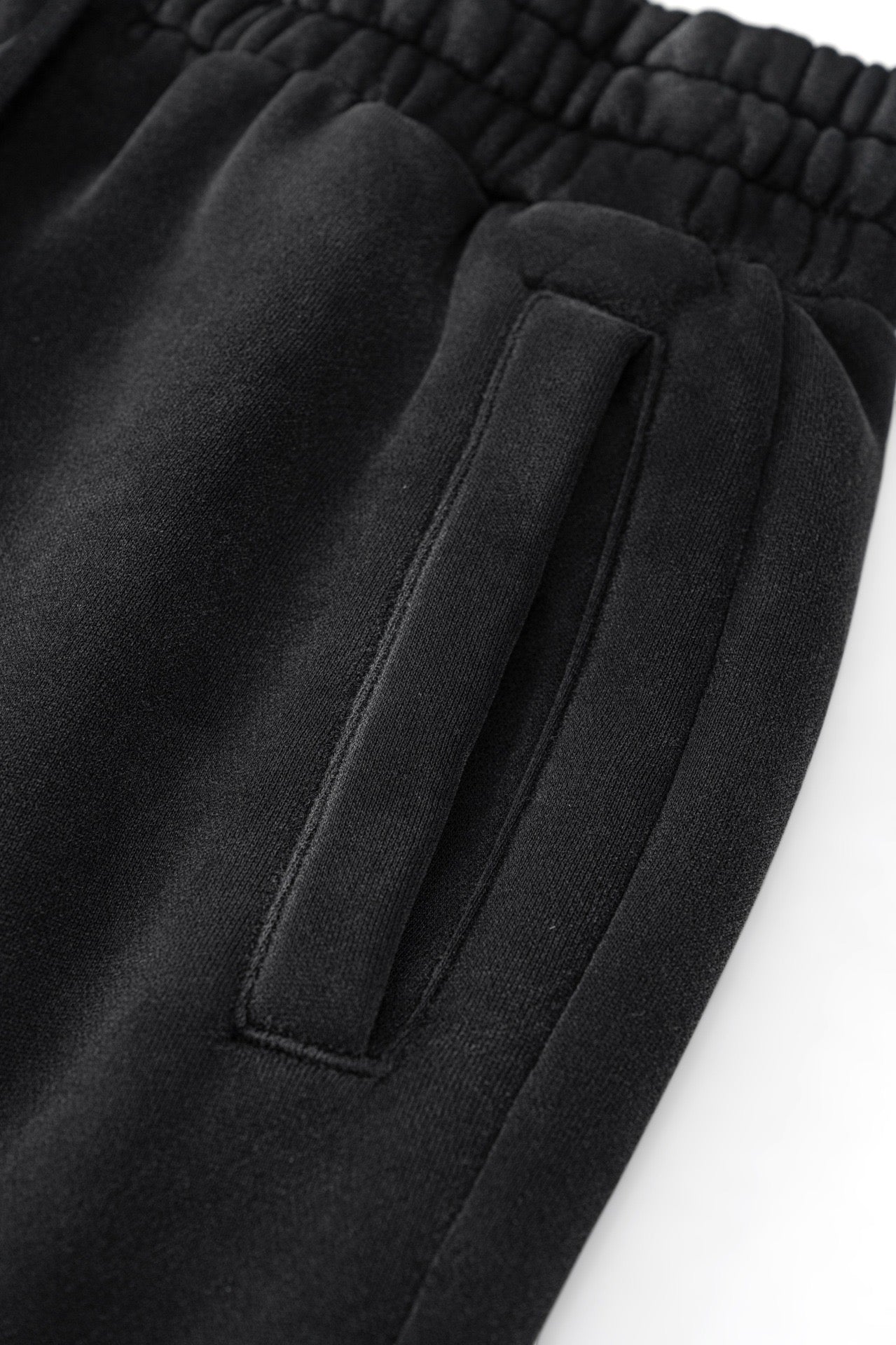 European and American High Street Spray Maliu Color Contrast Ribbon  oversize Sweatpants 108