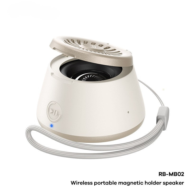 Remax Mini Magnetic Stand for Portable Bluetooth Speakers and Phone Holders with TWS Connectivity