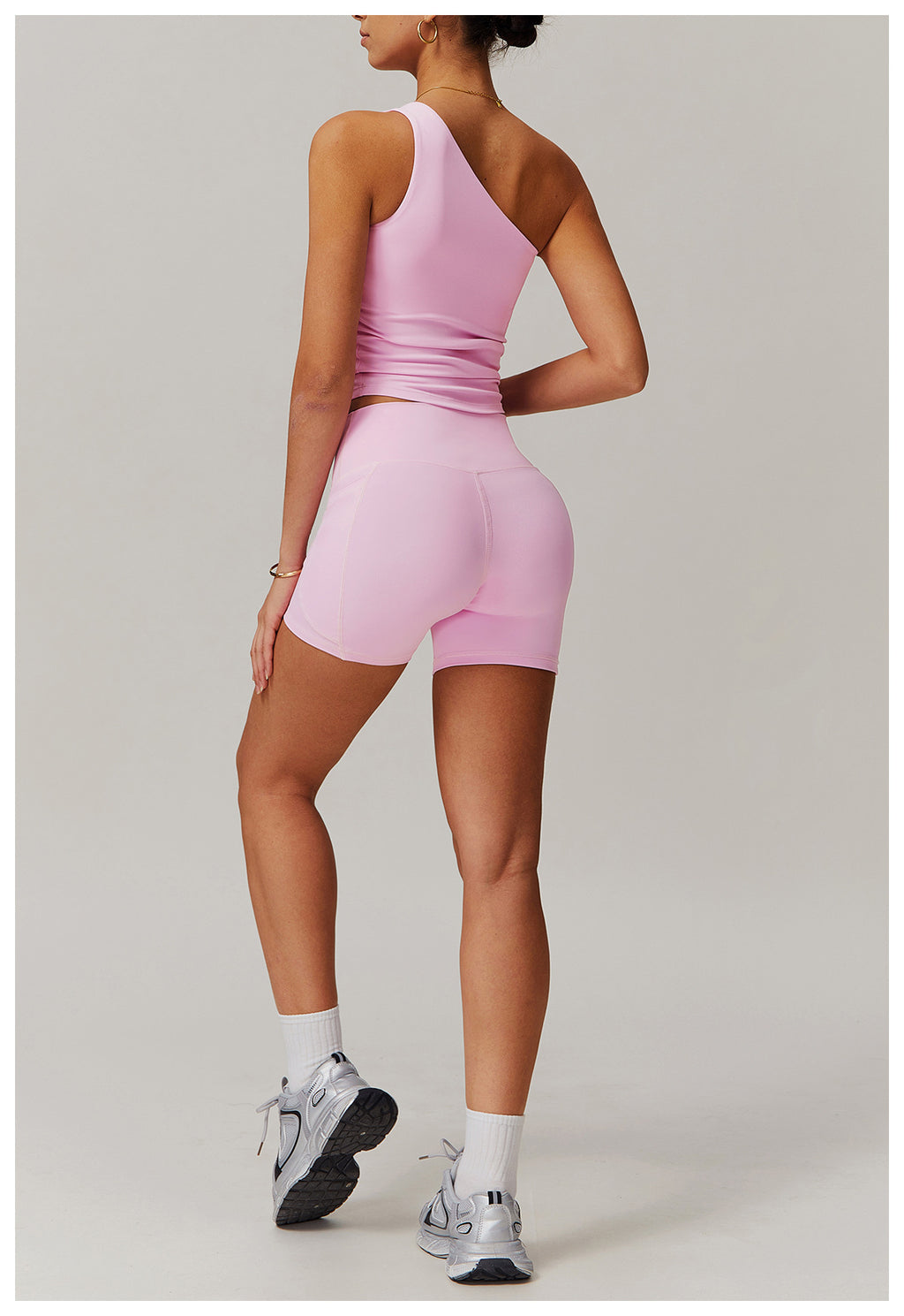 Cross-border cloud-feel quick-drying waist-slimming and comfortable yoga set, casual wear, running and fitness sports set 182