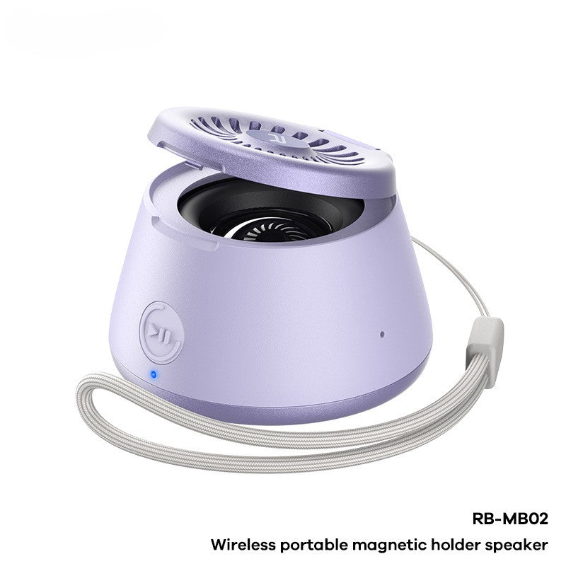 Remax Mini Magnetic Stand for Portable Bluetooth Speakers and Phone Holders with TWS Connectivity