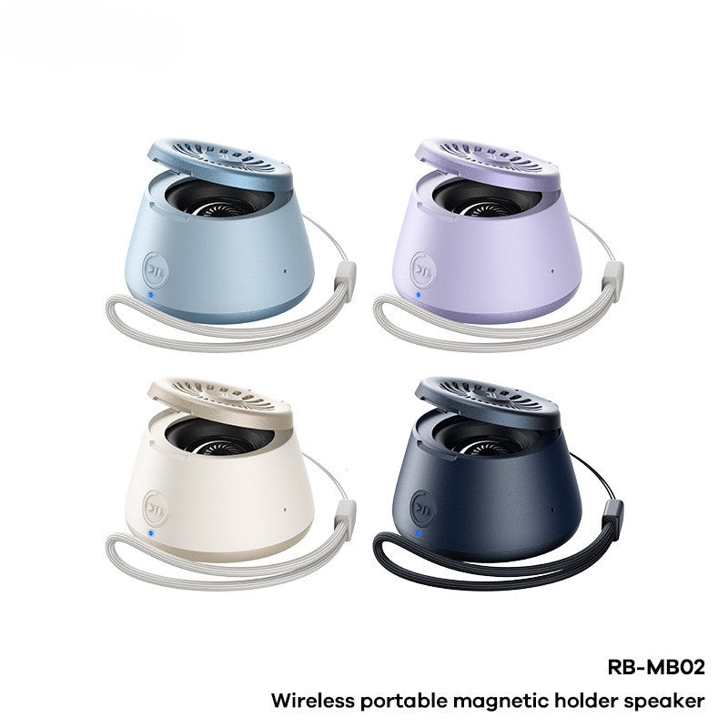 Remax Mini Magnetic Stand for Portable Bluetooth Speakers and Phone Holders with TWS Connectivity