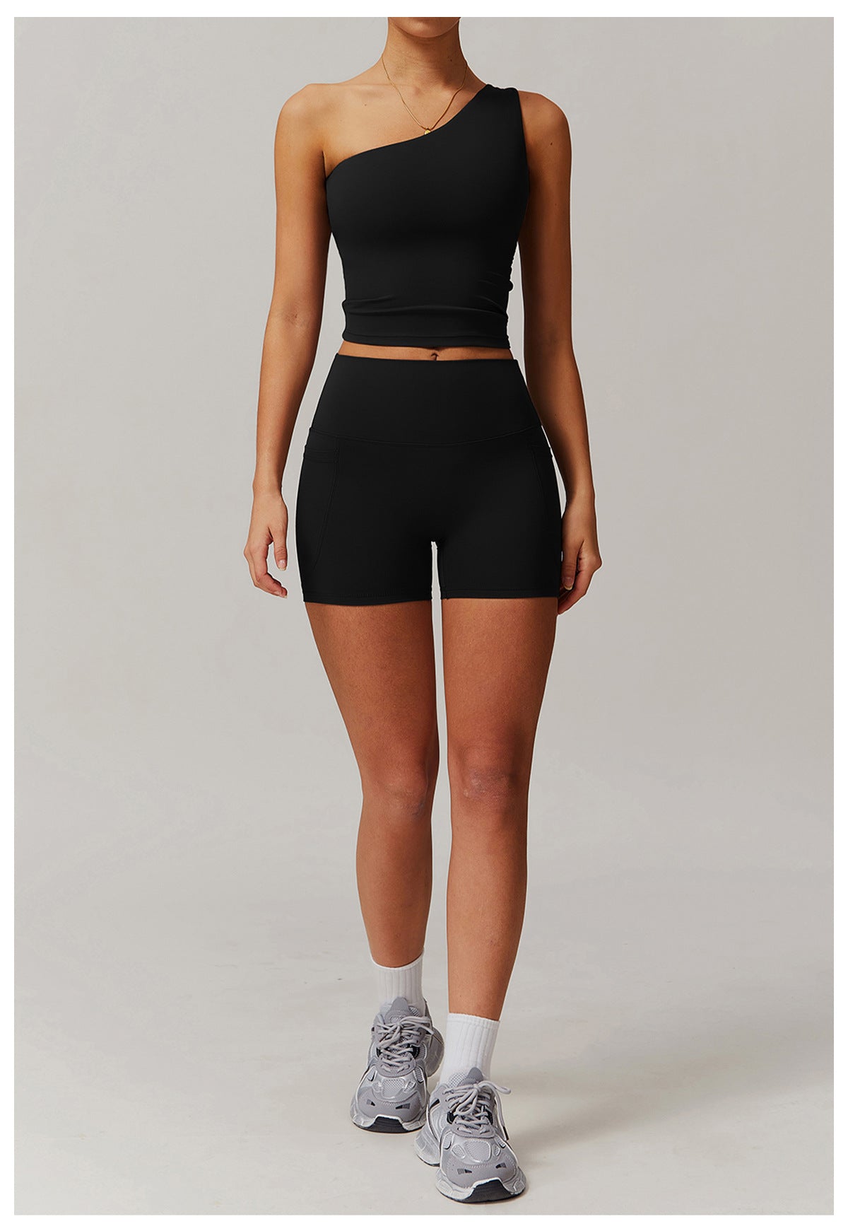 Cross-border cloud-feel quick-drying waist-slimming and comfortable yoga set, casual wear, running and fitness sports set 182