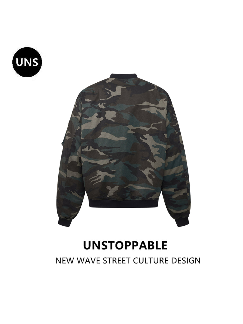 UNS American Heavy Retro Camouflage Flying Suit Jacket Men's and Women's National Fashion Brand Loose Thickened Warm Cotton Coat Jacket 139