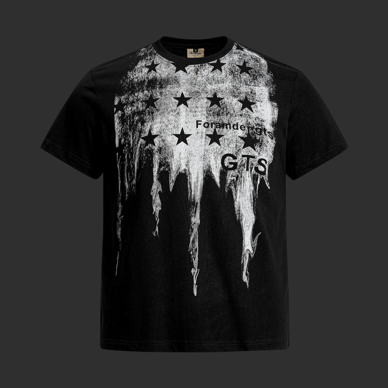 GTS Star Flag T-Shirt - Distressed Drip Print | FlipFit