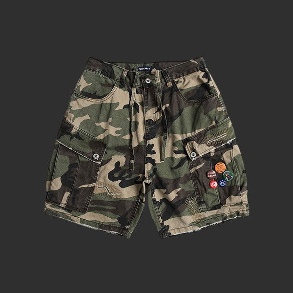 Southern Summer Disguise Camouflage Badge Cargo Shorts | FlipFit