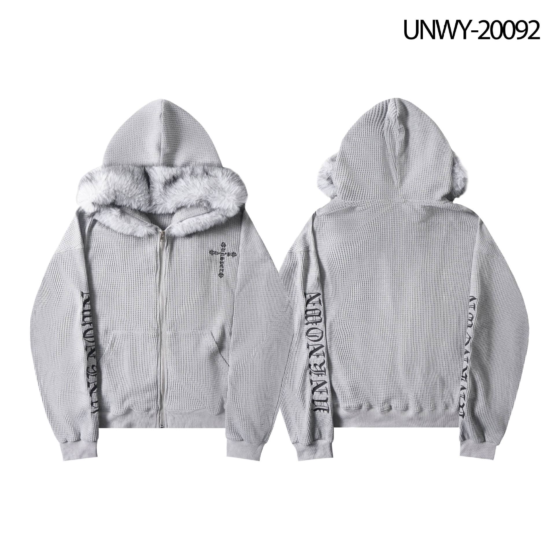 New American Retro Simple Versatile Loose Hooded Sweatshirt Jacket 179