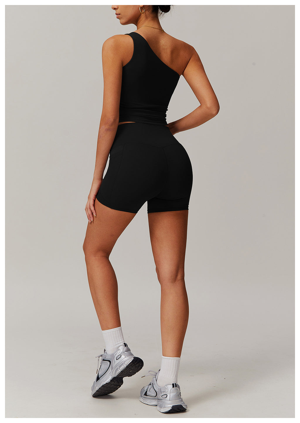 Cross-border cloud-feel quick-drying waist-slimming and comfortable yoga set, casual wear, running and fitness sports set 182