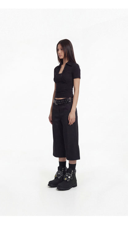 Brushed Yellow Cowhide Outdoor Boots