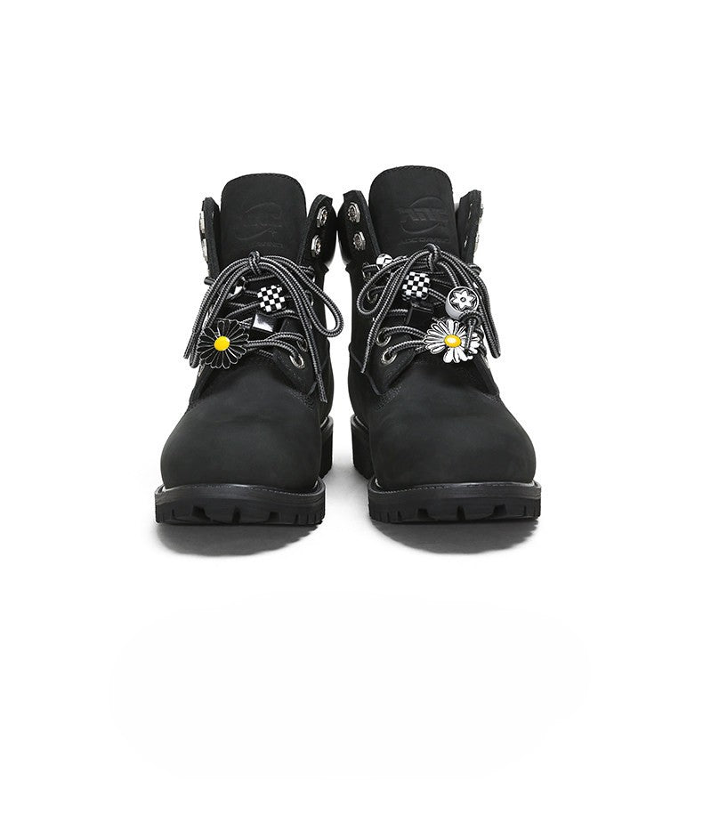 Brushed Yellow Cowhide Outdoor Boots