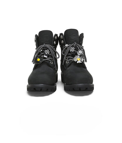 Brushed Yellow Cowhide Outdoor Boots