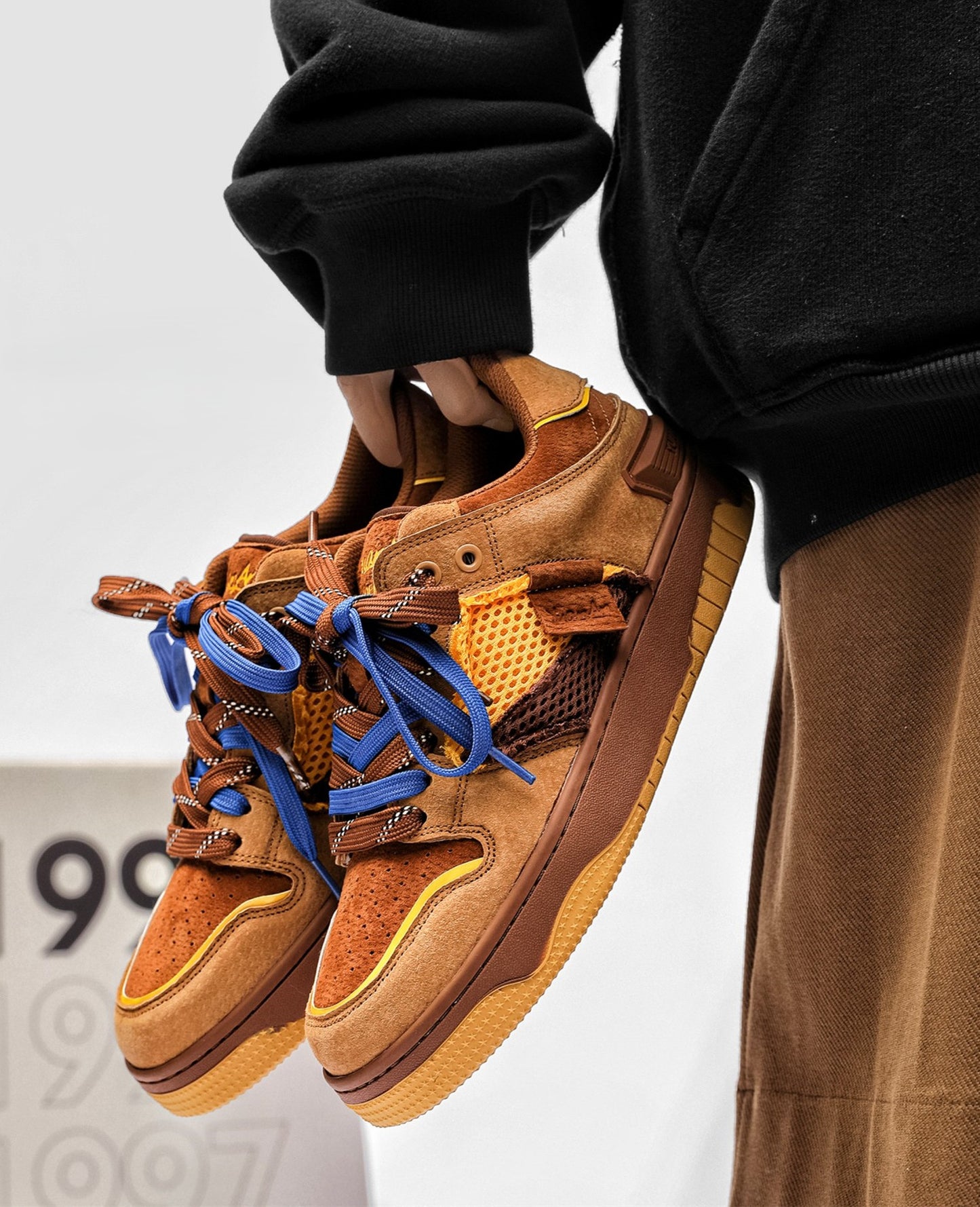 National Trend Retro Couple Skateboard Shoes