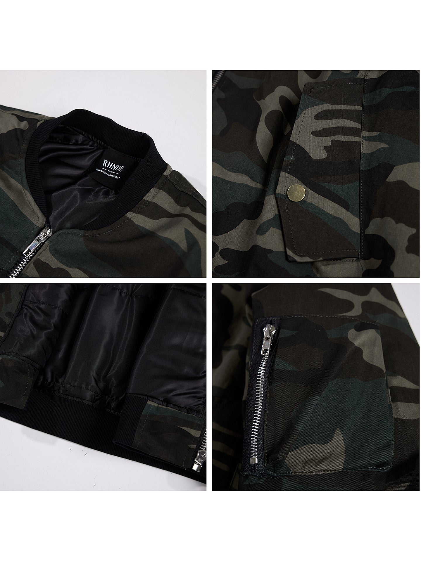 UNS American Heavy Retro Camouflage Flying Suit Jacket Men's and Women's National Fashion Brand Loose Thickened Warm Cotton Coat Jacket 139