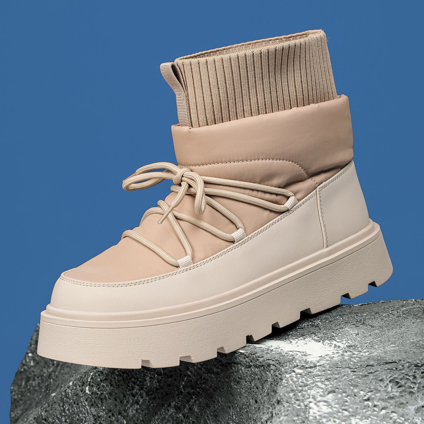 Waterproof Non-Slip Fleece Lined Snow Boots