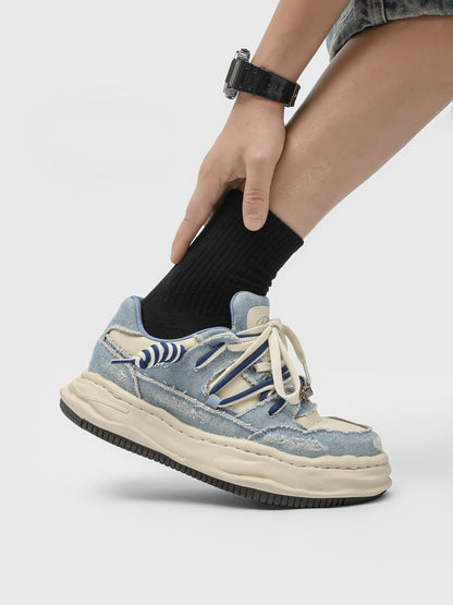 High street wave sneakers