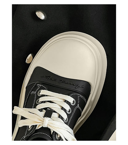 Versatile Casual Sneakers for Autumn Thick-Soled Height-Increasing shoes