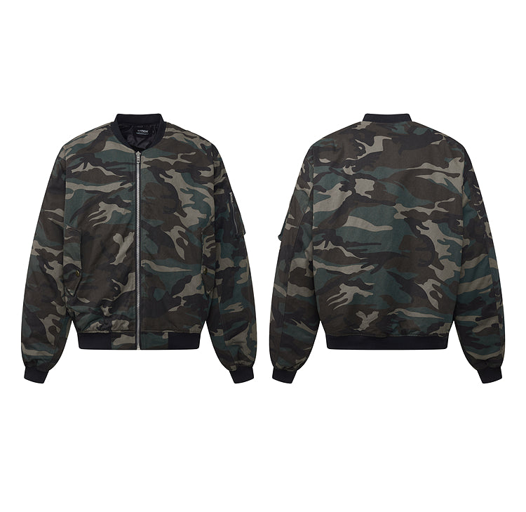 UNS American Heavy Retro Camouflage Flying Suit Jacket Men's and Women's National Fashion Brand Loose Thickened Warm Cotton Coat Jacket 139
