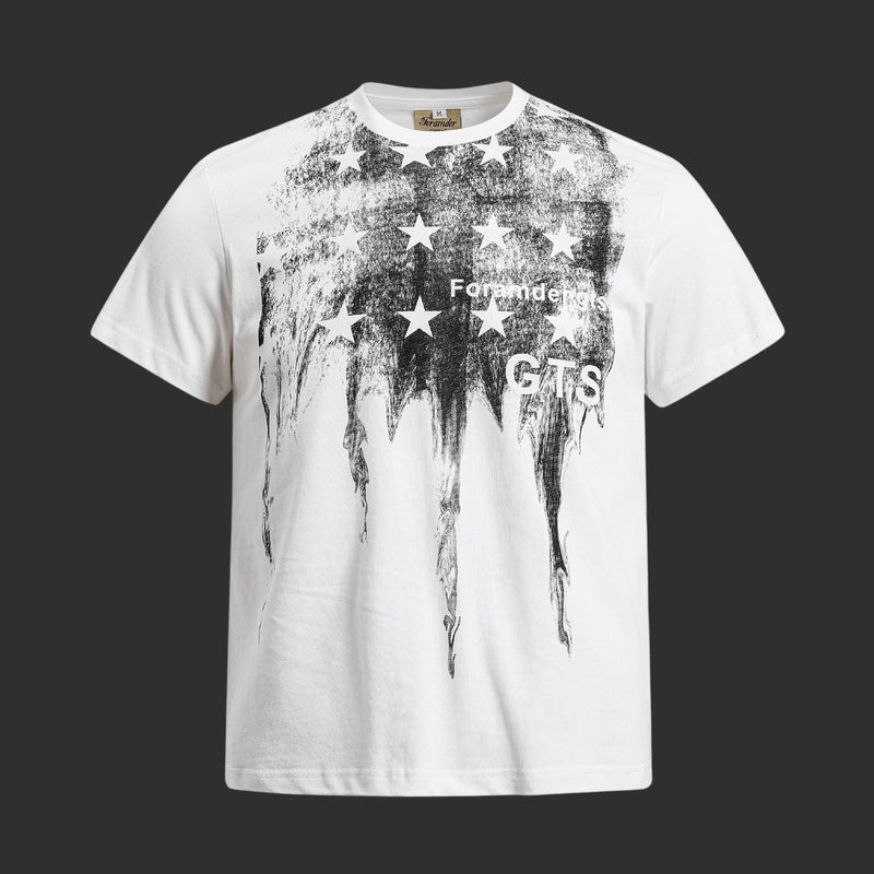 GTS Star Flag T-Shirt - Distressed Drip Print | FlipFit