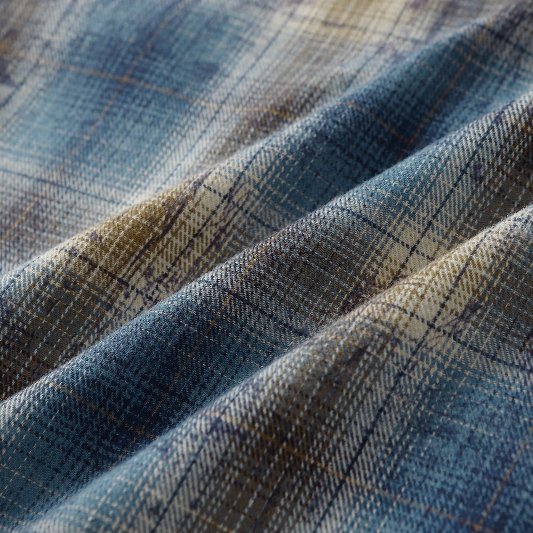 2025 Spring New Arrival: American Retro Street Style Faux Two-Piece Design Long-Sleeved Shirt 166