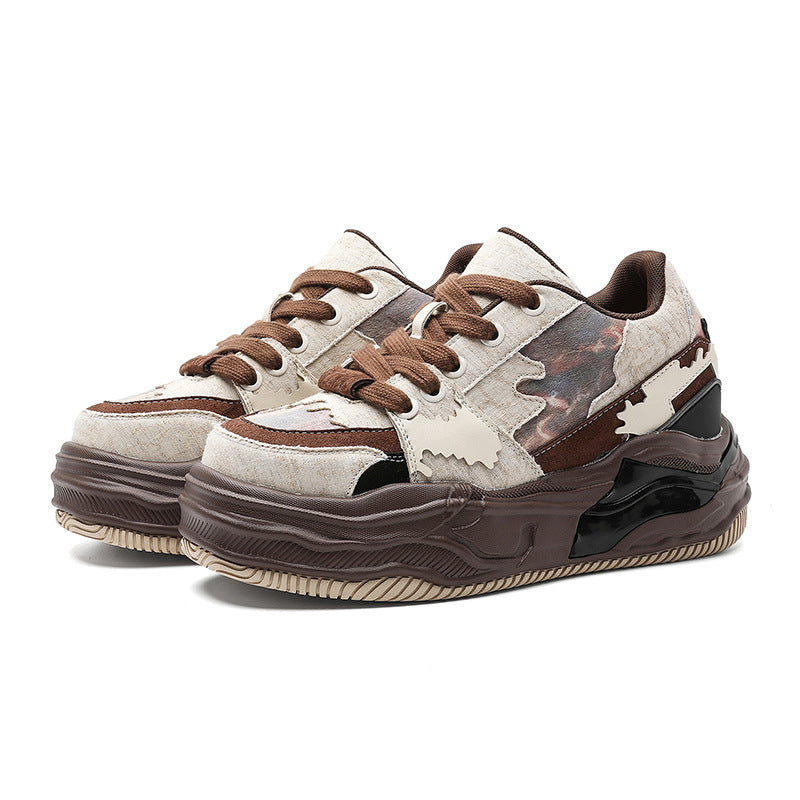 Thick-Soled Unisex Amber Style Melting sneakers