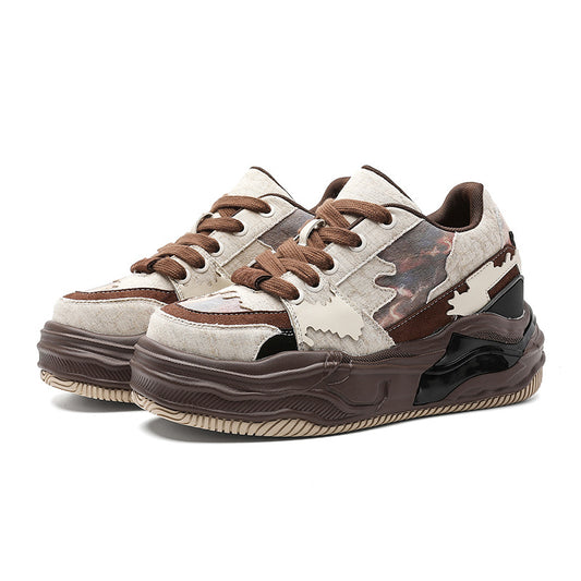 Thick-Soled Unisex Amber Style Melting sneakers