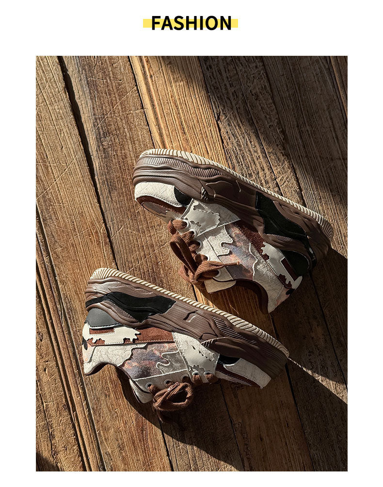 Thick-Soled Unisex Amber Style Melting sneakers