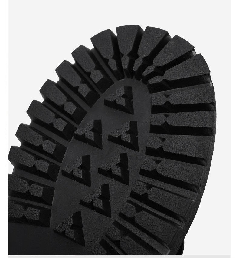 Velcro Martin Deconstructed Motorcycle Boots