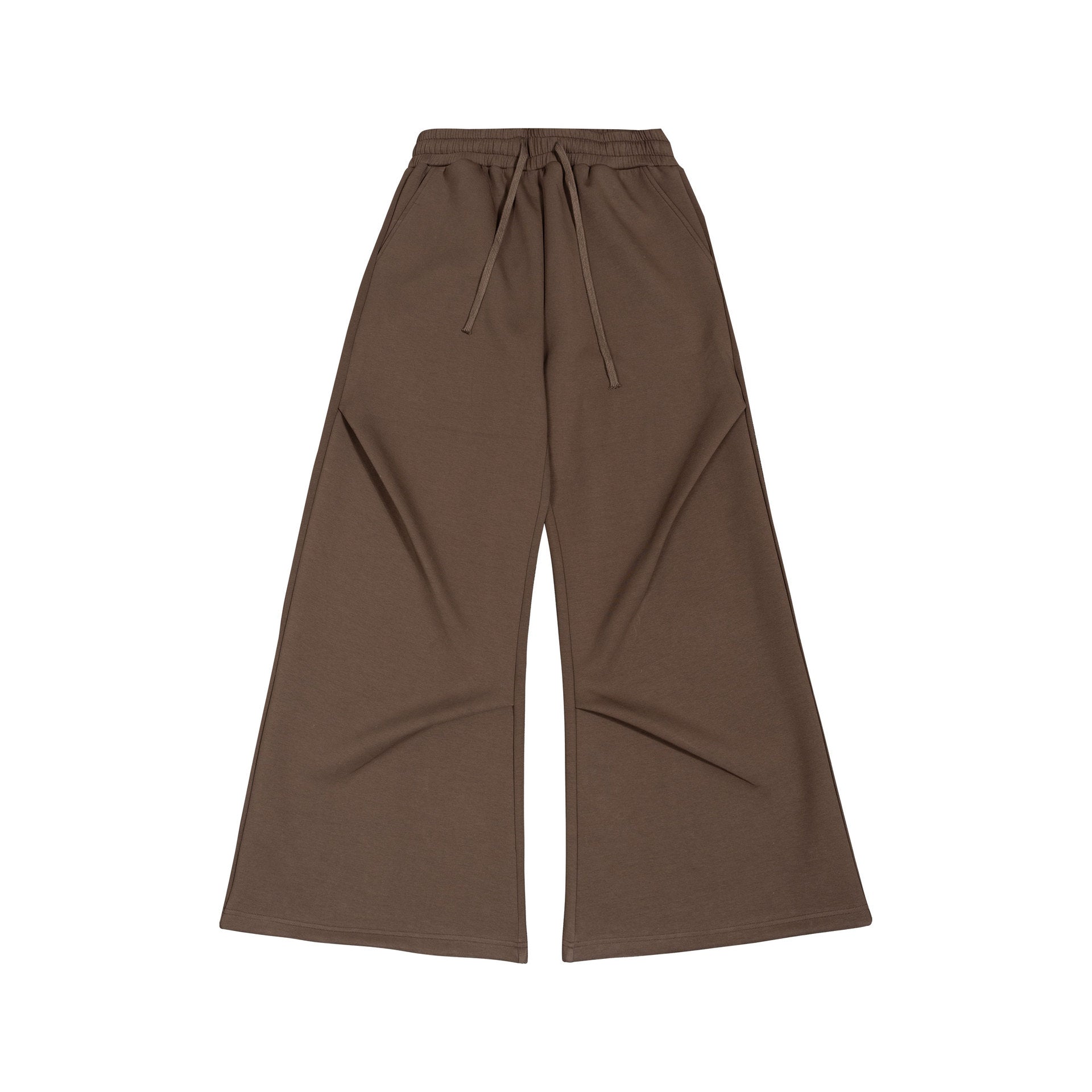 Men's Clothing | Street Style Pleated Loose Wide-Leg Casual Pants for Men, Autumn and Winter Bottoms, Trendy Men's Casual Trousers 123