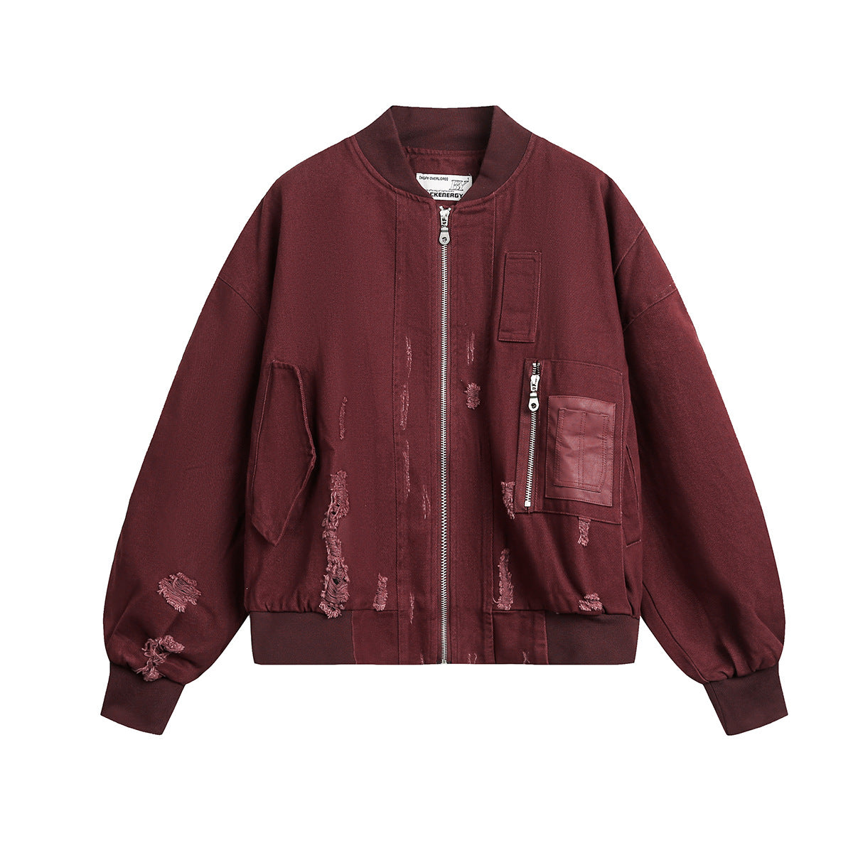 trendy brand, presents its 2025 Fall New American Retro Distressed Bomber Jacket/Baseball Jacket for Men and Women. 151