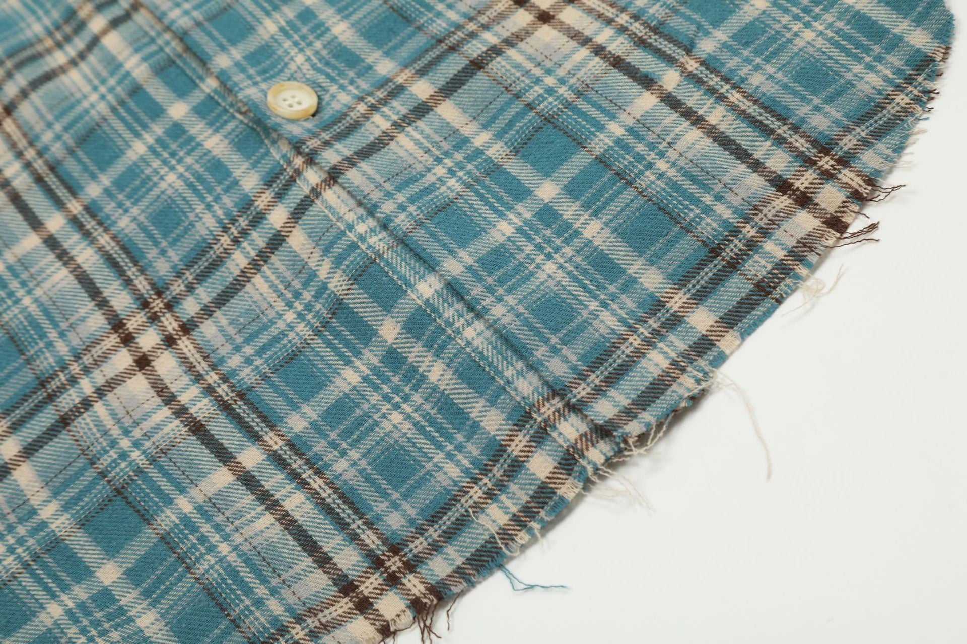 European and American High Street Vintage Craft Plaid Round Edge Design Plaid Cardigan Long Sleeve Shirt