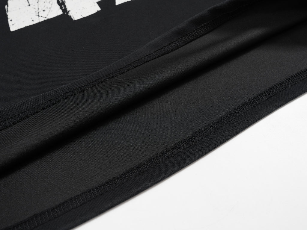 Eon Modish 2025 Spring New Arrival: American Retro Simple Loose Long-Sleeve T-Shirt (Real Shot) 136