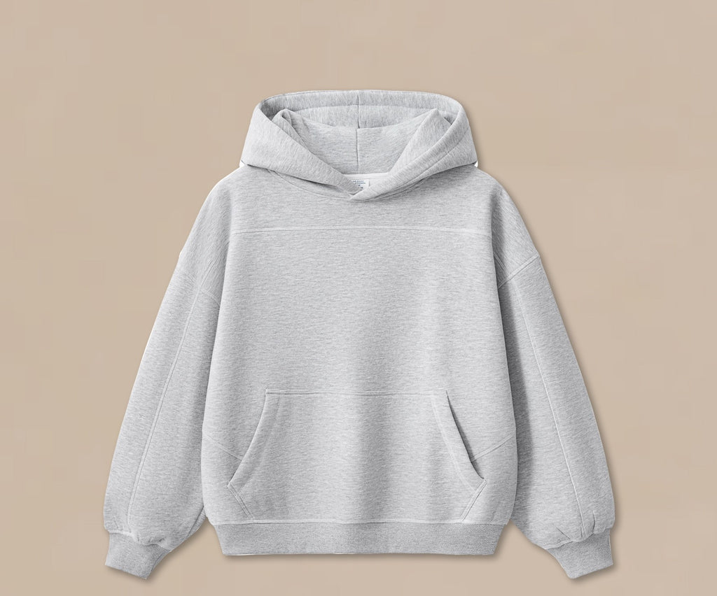 RS Men's Clothing | Cross-border 350G Hasselblad Line Boxy Hoodie Sweatshirt and Sweatpants Set, American Hip Hop Fleece Set 124