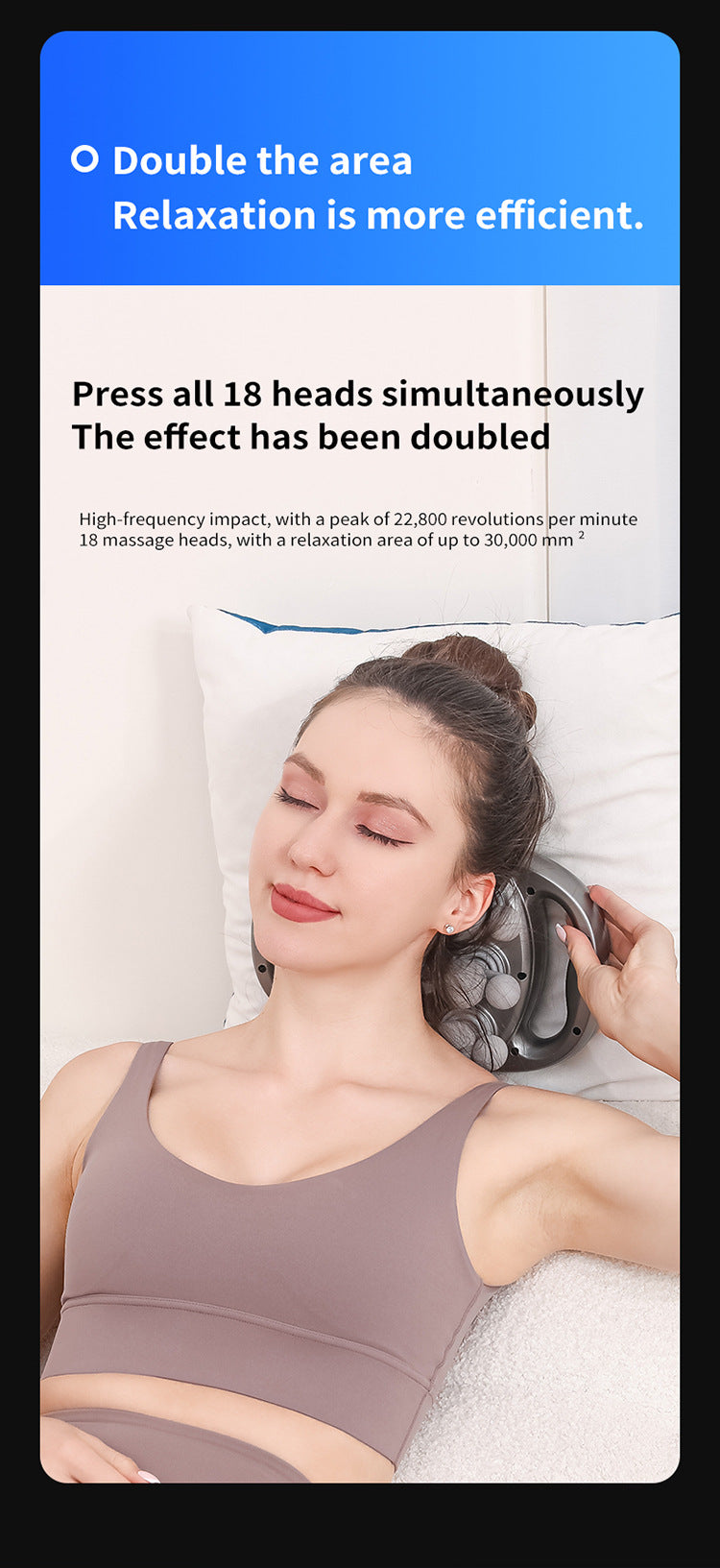 Cross-border multi-head fascia gun for back, waist, and hand vibration muscle massage, rechargeable fascia massager wholesale