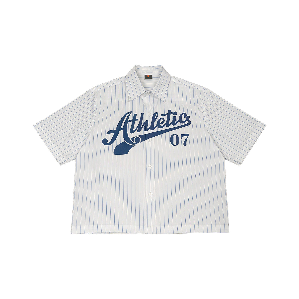 Men's Wear | Trendy Boxy Striped Short-Sleeve Shirt for Men, Summer Casual High-Quality Baseball Jersey 126