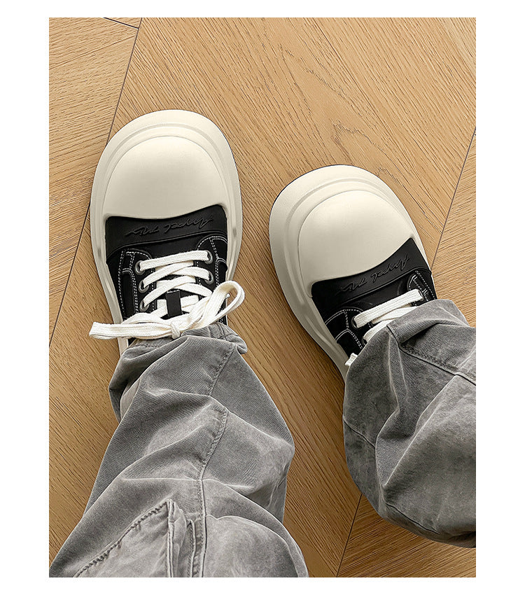 Versatile Casual Sneakers for Autumn Thick-Soled Height-Increasing shoes