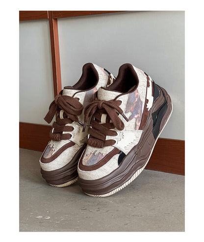 Thick-Soled Unisex Amber Style Melting sneakers