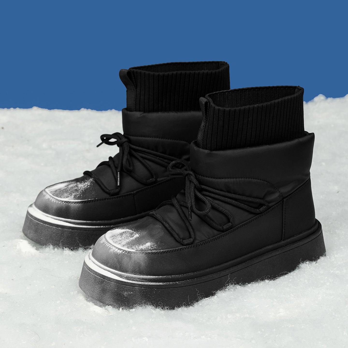 Waterproof Non-Slip Fleece Lined Snow Boots