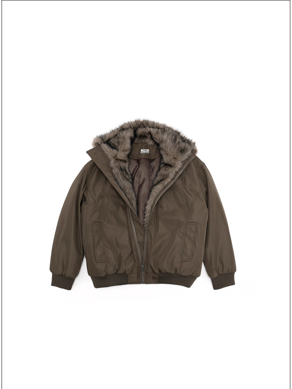 American Style Vintage High Street Mountain Carved Wool Collar Cotton-padded Jacket for Men and Women Couple's Aviator Jacket fleece-lined Warm Cotton-padded Clothes Fashion 162