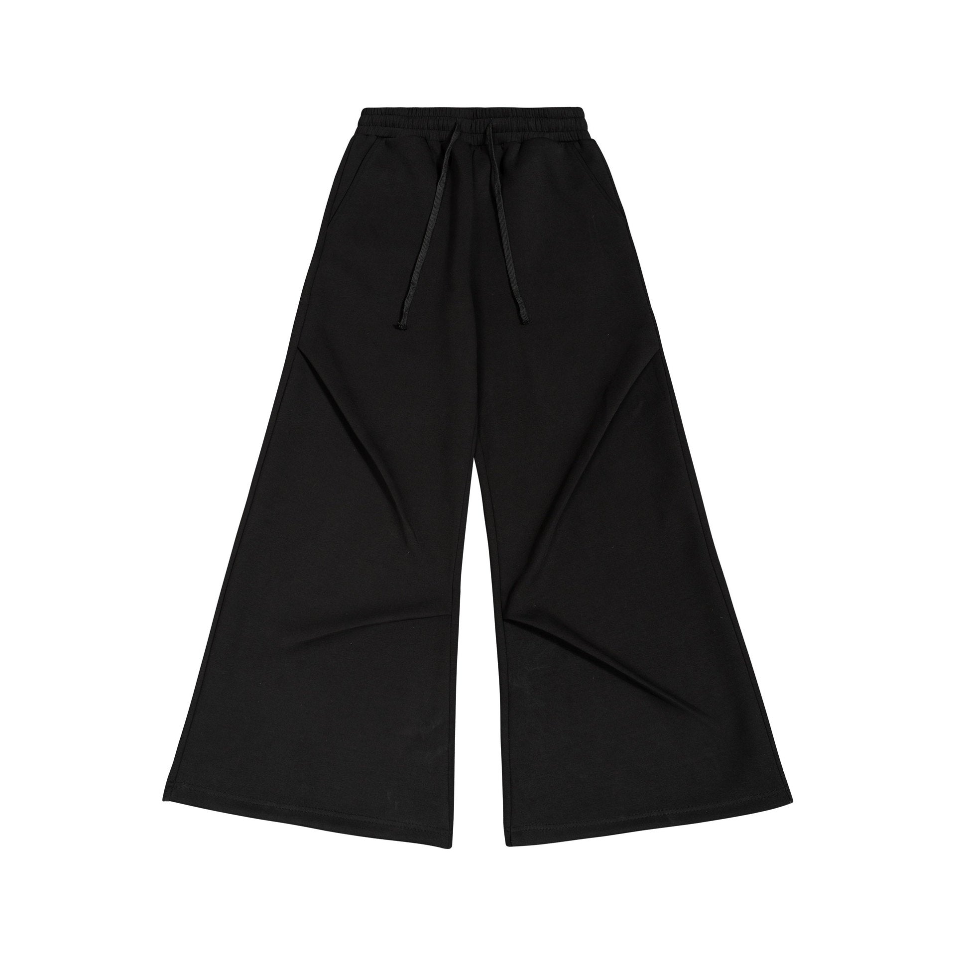 Men's Clothing | Street Style Pleated Loose Wide-Leg Casual Pants for Men, Autumn and Winter Bottoms, Trendy Men's Casual Trousers 123